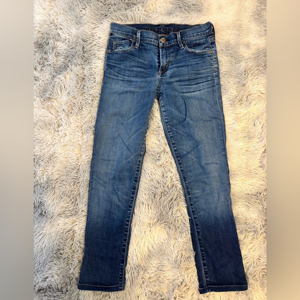 Citizens Of Humanity Blue Skinny Jeans